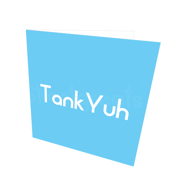 TANK YUH CARD - Streetgreets