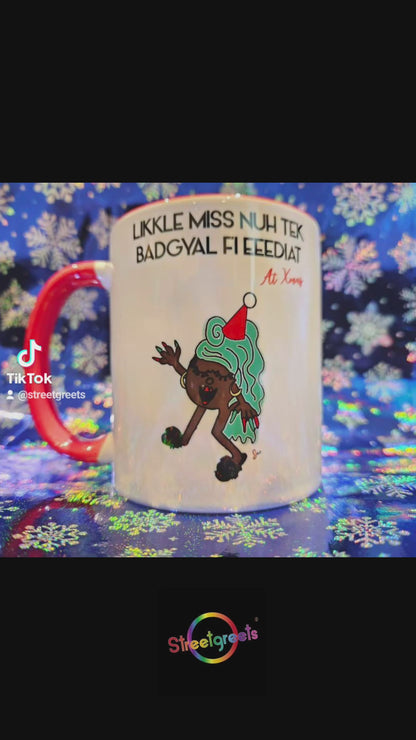 XMAS LIKKLE MISS FI EEEDIAT MUG