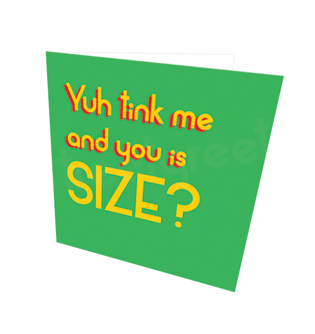 SIZE CARD - Streetgreets