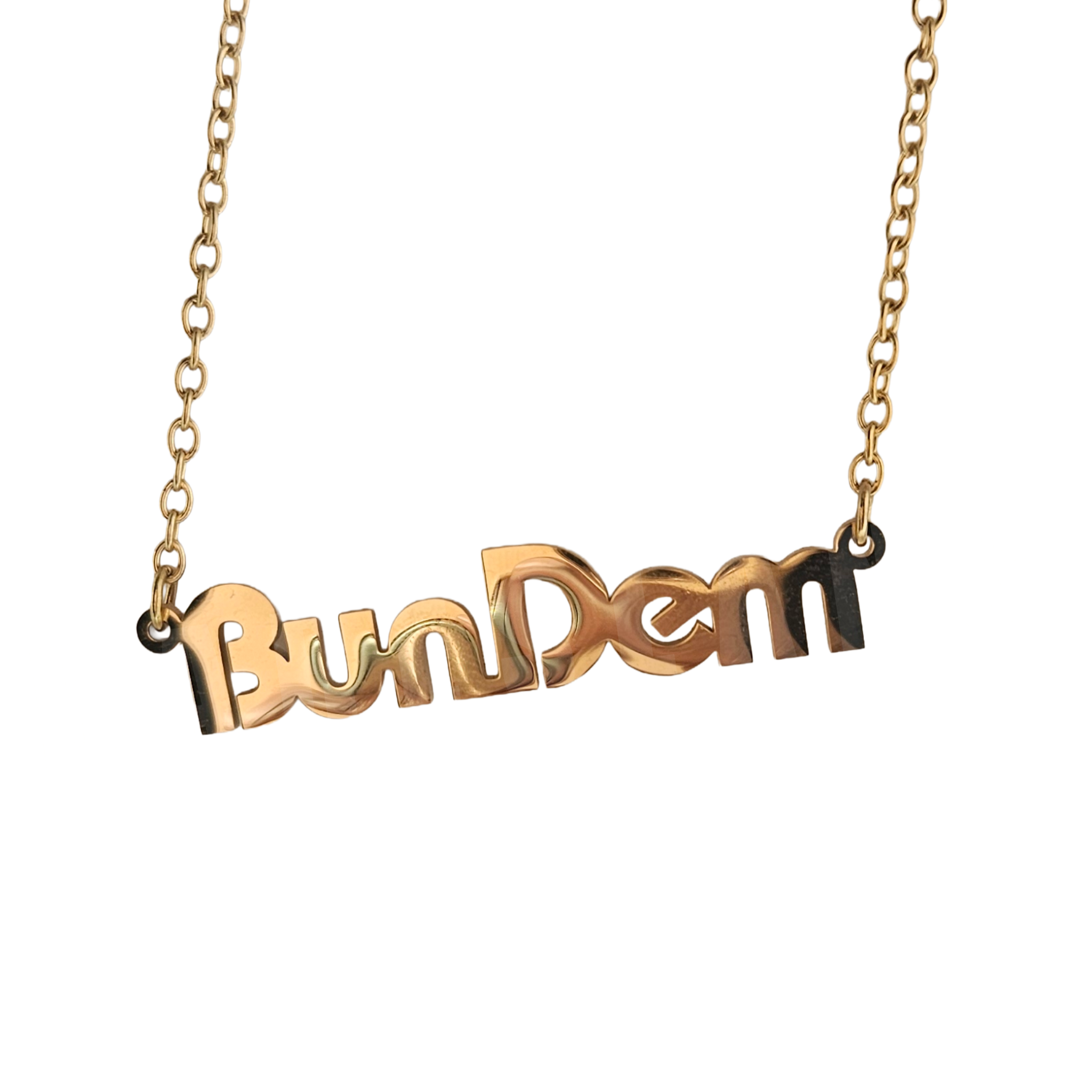 Bun Dem Necklace by Bareslang - Streetgreets