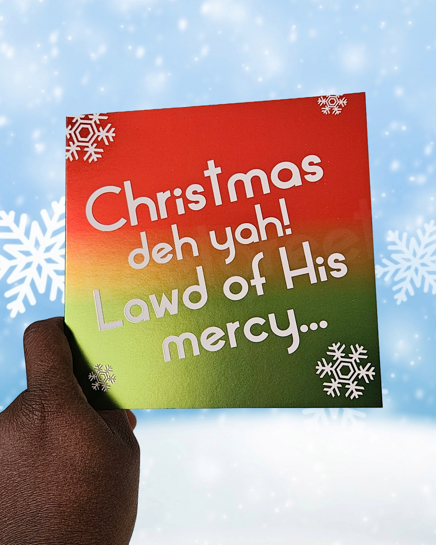 CHRISTMAS DEH YAH CARD