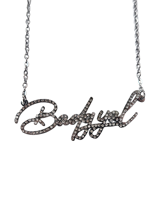 Badgyal Necklace by Bareslang - Streetgreets